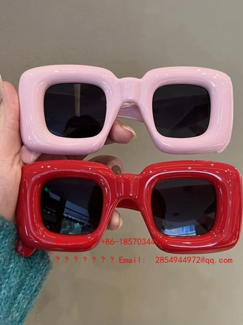 

2026 Funny Fun Inflatable Cute Square Sunglasses