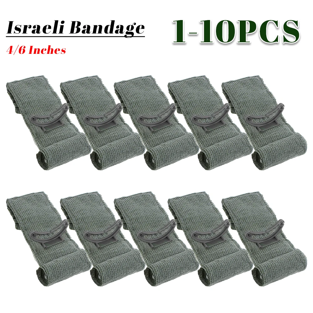 10-1PCS 4/6In First Aid Trauma Tourniquet Multifunction Hemo