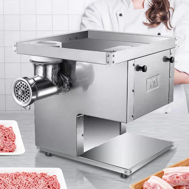 Stainless Steel Fresh Meat Cutter Meat Grinder For Pork Beef Chicken Meat Cutting Machine Filling And Mincing Machine