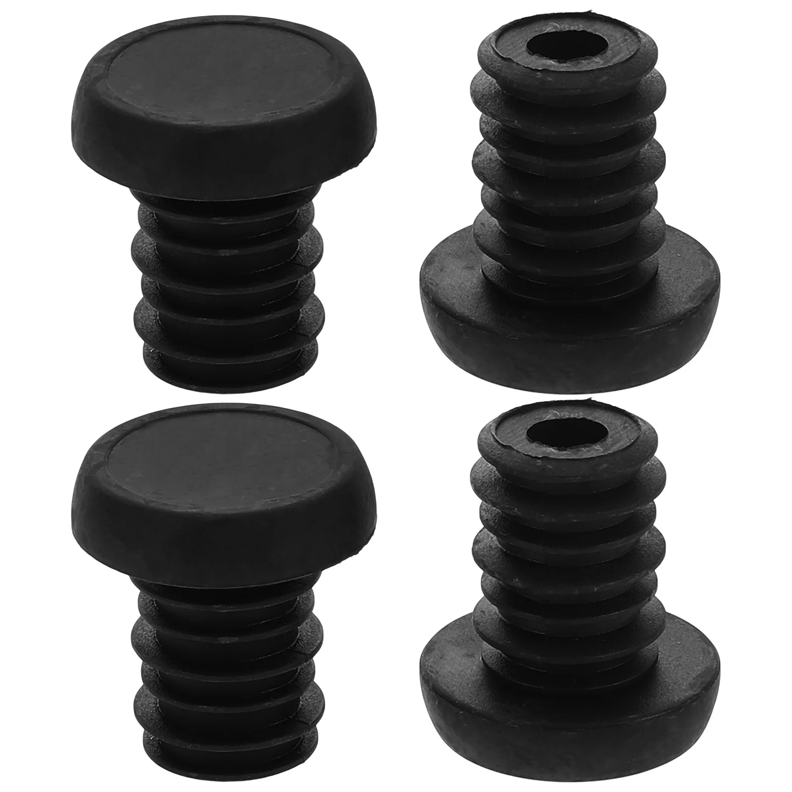 4Pcs Handlebar Bar End Plugs Fine Material Bike Handlebar End Caps Universal Fit for Mountain and Road Bicycle Accessories