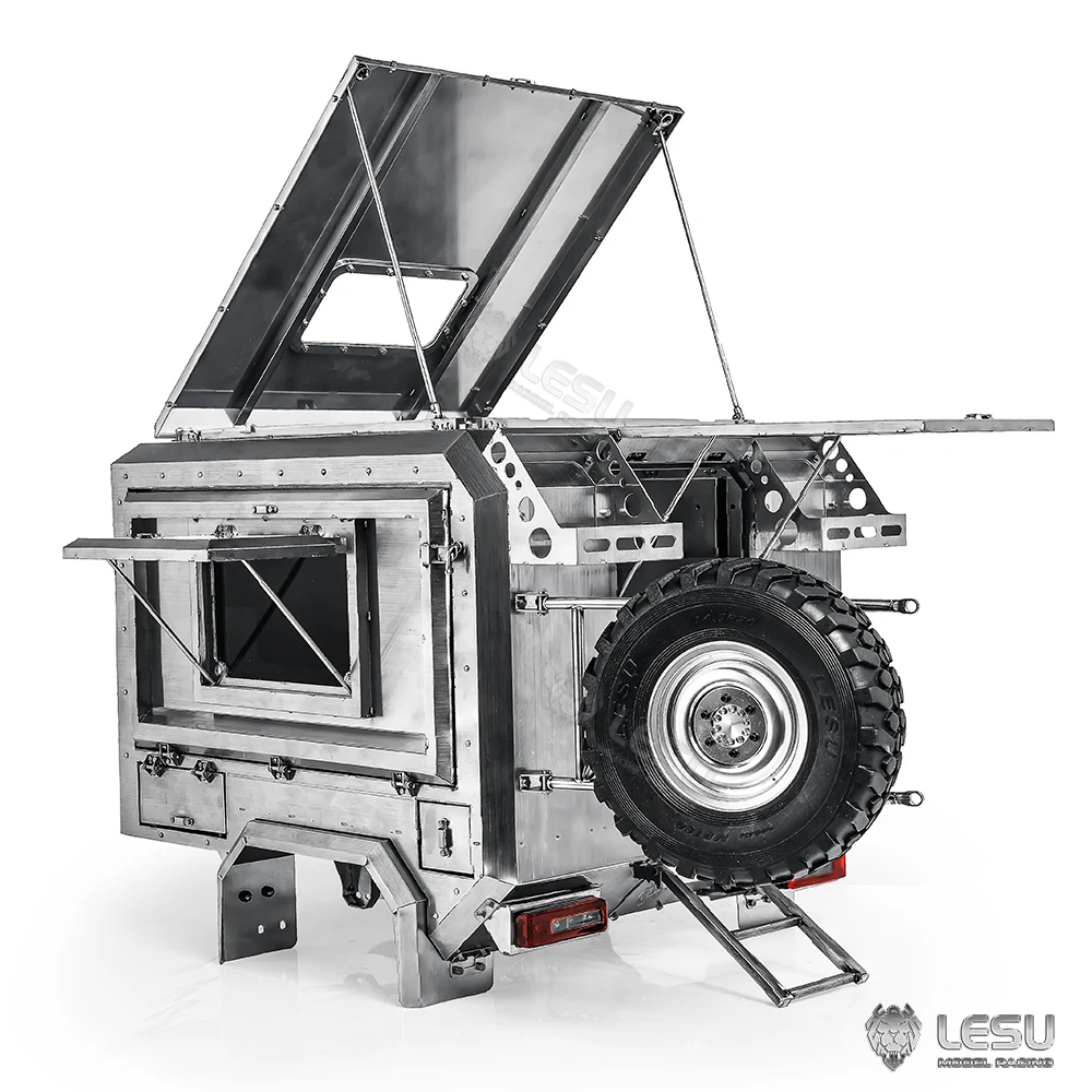 LESU 1/10 Simulation Light Card Rave-UM40 RV car box