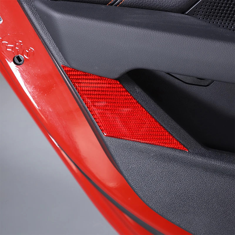 For BMW 2 Series 2020-2023 Soft Carbon Fiber Interior Door Decoration Sticker Panel Car Accessories