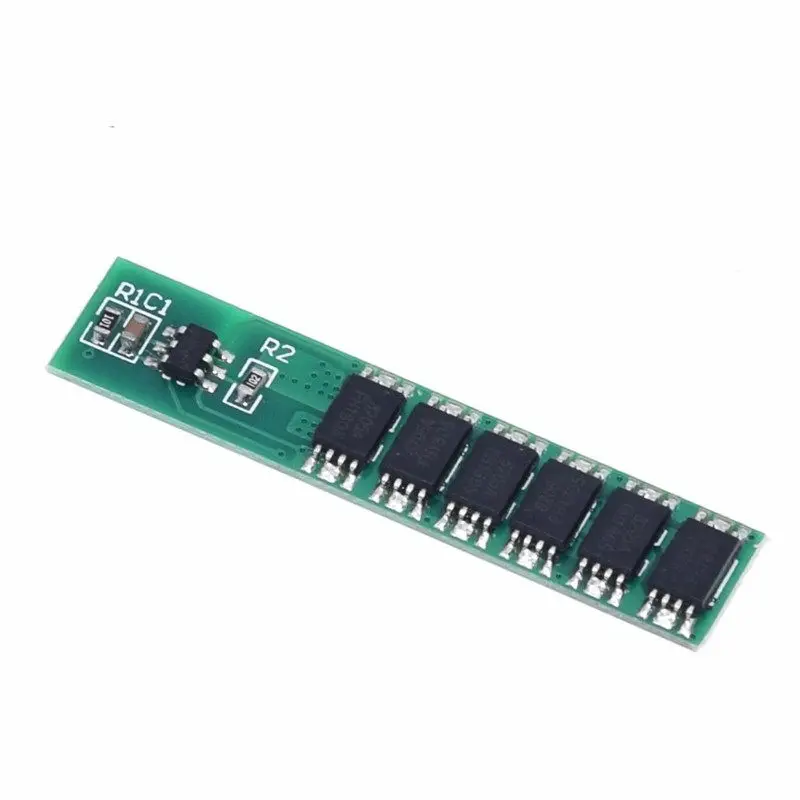 Single string 18650 lithium battery protection plate 12A current of 3.7V can be parallel prevent overcharge and overcurrent.