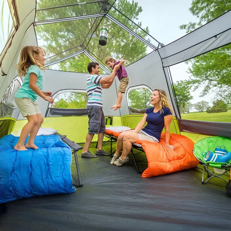 Instant Cabin Tent Instant Pop Up Technology Adjustable Ventilation Fully Taped Rainfly, Sealed Seams,fully Zipped Windows