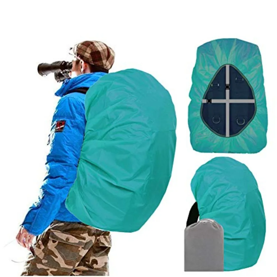Waterproof Backpack Rain Cover, 12000mm Ultra-Waterproof, Upgraded Ultra-Strong Multilayers, Antislip Buckle Strap