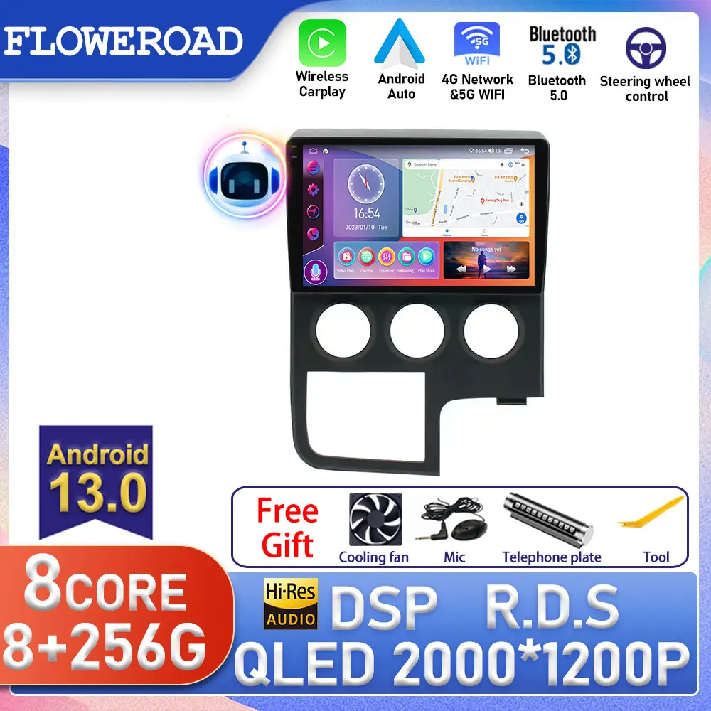 Android Auto For Toyota Hiace RHD 2019+ Car Radio Multimedia Video Player Navigation Carplay Autoradio GPS No 2din 2 din dvd