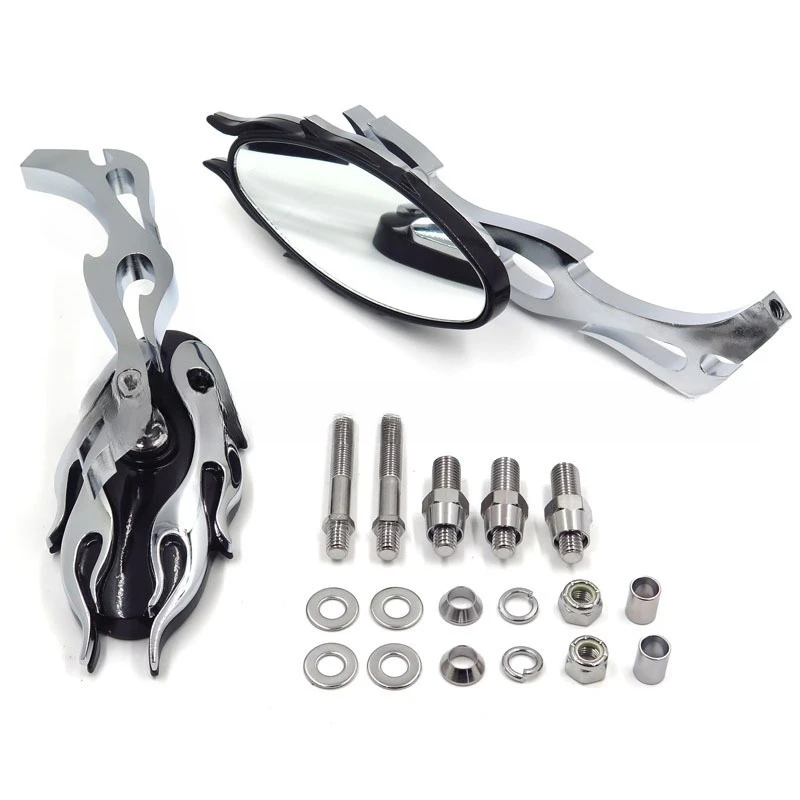 

Suitable for Yamaha, Harley motorcycle modified aluminum alloy reflector, adjustable angle rearview mirror