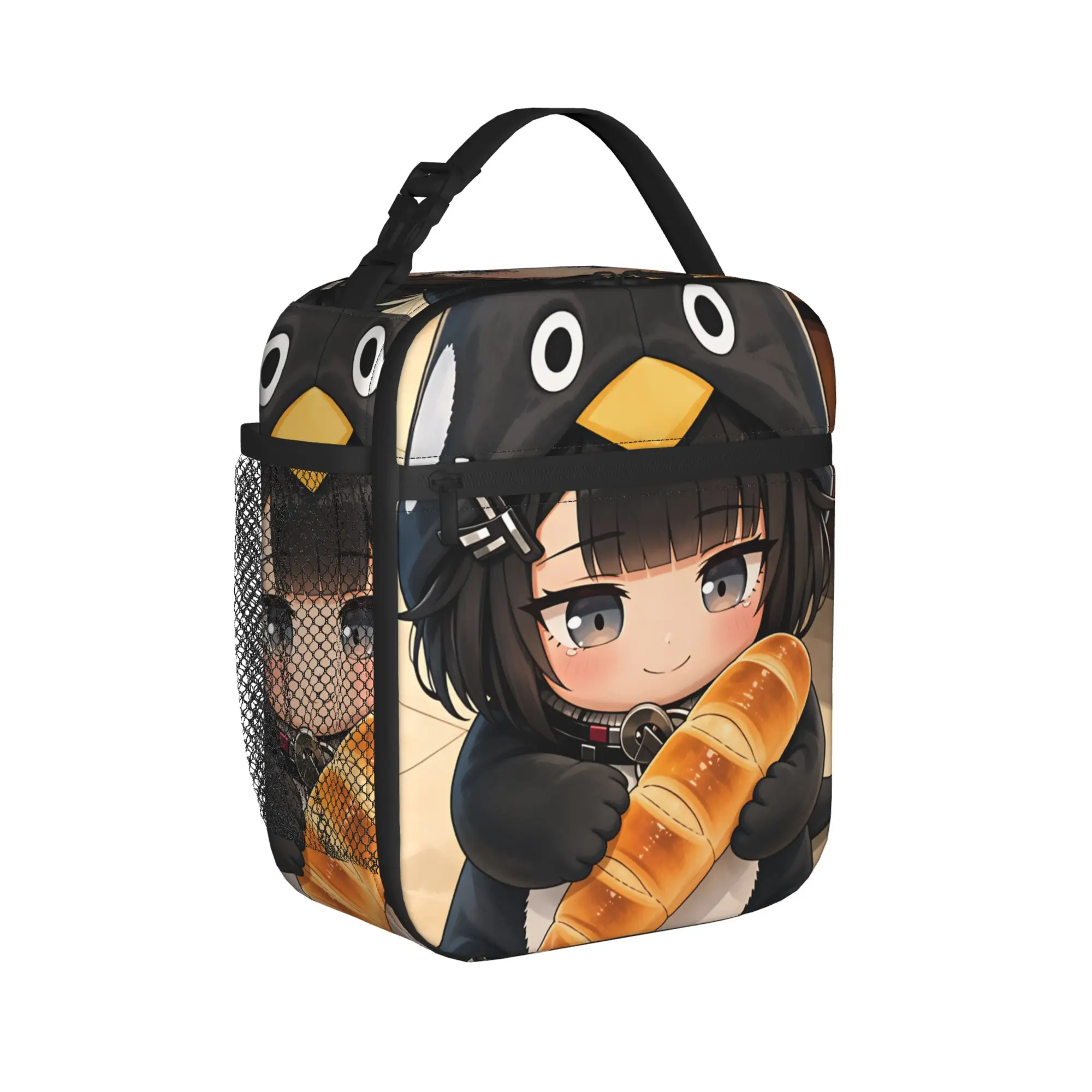 Gugu Gaga Penguin  Lunch Bag  Travel Lunch Box For Women Leisure Graphic Thermal Tote Handbags Waterproof Convenient Cooler Bag