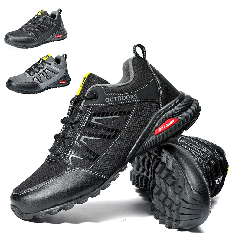 

YUYIN New Hiking Shoes Men Water proof Non-slip All-terrain Climbing Trekking Sneakers Mountain Walking Hunting Tactical Shoes