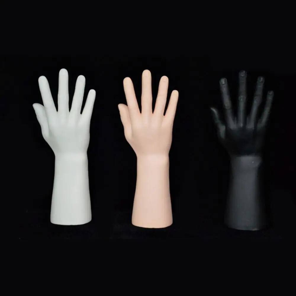 Gifts Hand Model Mannequin Hand Plastic Realistic Display Stand Tabletop Long Arm Bracelet Holder Home Organization