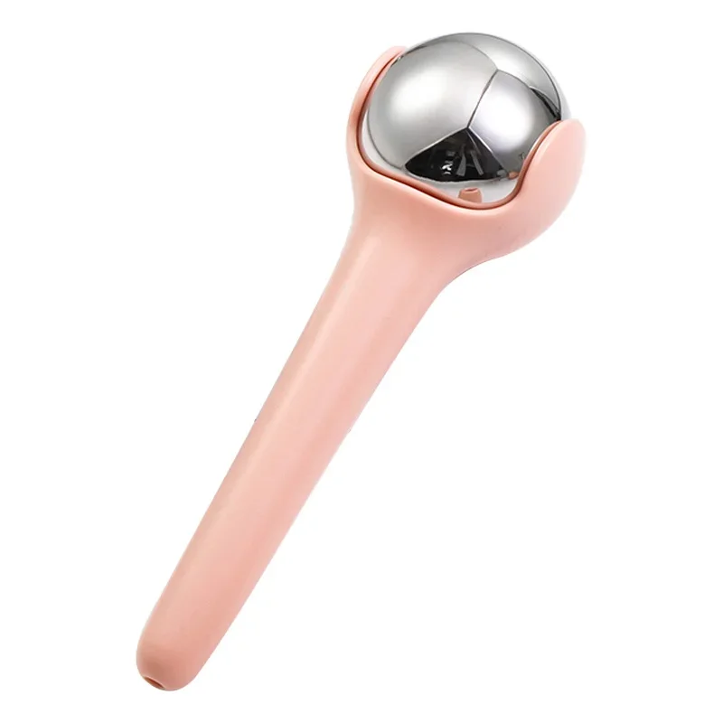 360 Rotate Stainless Steel Ice Globes cryo frozen Facial Massage Roller Cooling Magic ball face lifting eye round hot compress