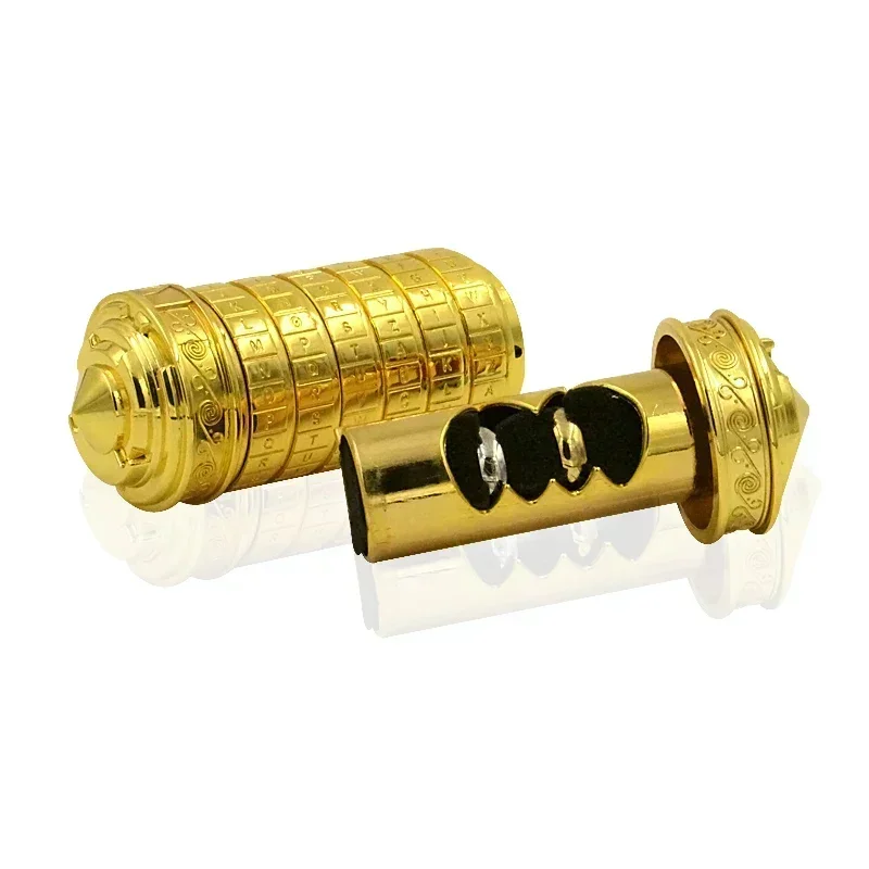 Уникальное кольцо или другой подарок в Коде Davinci Cryptex Подарок на день Святого Валентина Уникальное предложение брака Бесплатное кольцо LOTR