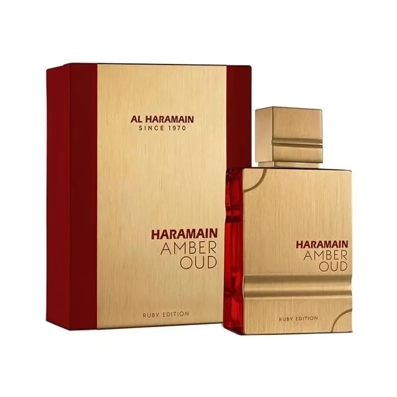 Al Haramain Amber Oud Ruby Edition Eau de Parfum Spray للجنسين 60 مل عطور عربية أصلية عطر فرمونات نبيلة يدوم طويلاً