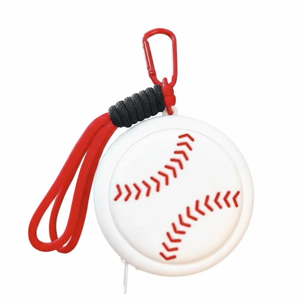 Soccer Sporty Ball Shaped Coin Purse Basketball Waterproof Headphone Pouch Trendy Small Size Storage Bag Casual Use