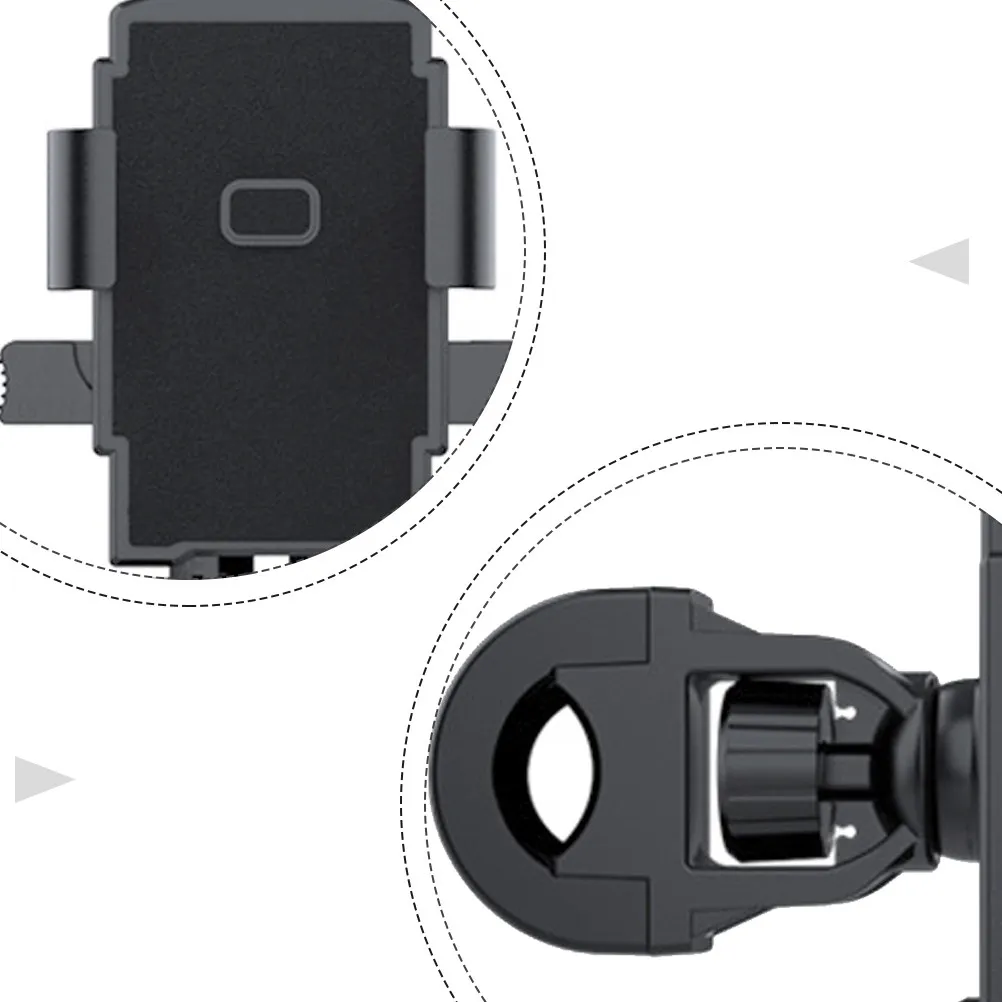 

Прочный держатель для телефона из АБС-пластика и силикона для мотоцикла, велосипеда, электроскутера – устойчивый кронштейн для навигации