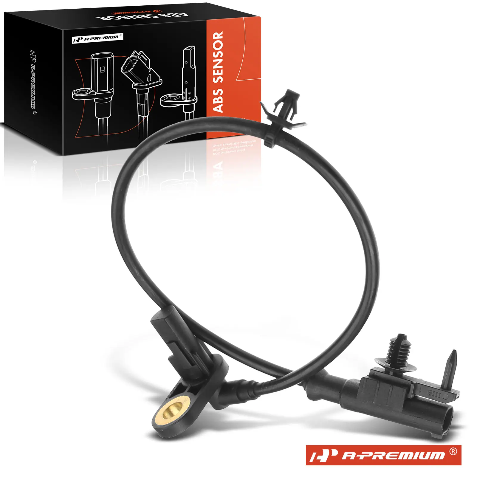 A-Premium Rear Passenger Side ABS Wheel Speed Sensor for Infiniti QX50 2014-2017 Q60 2014 G37 2010-2013 Nissan 370Z 2009-2020