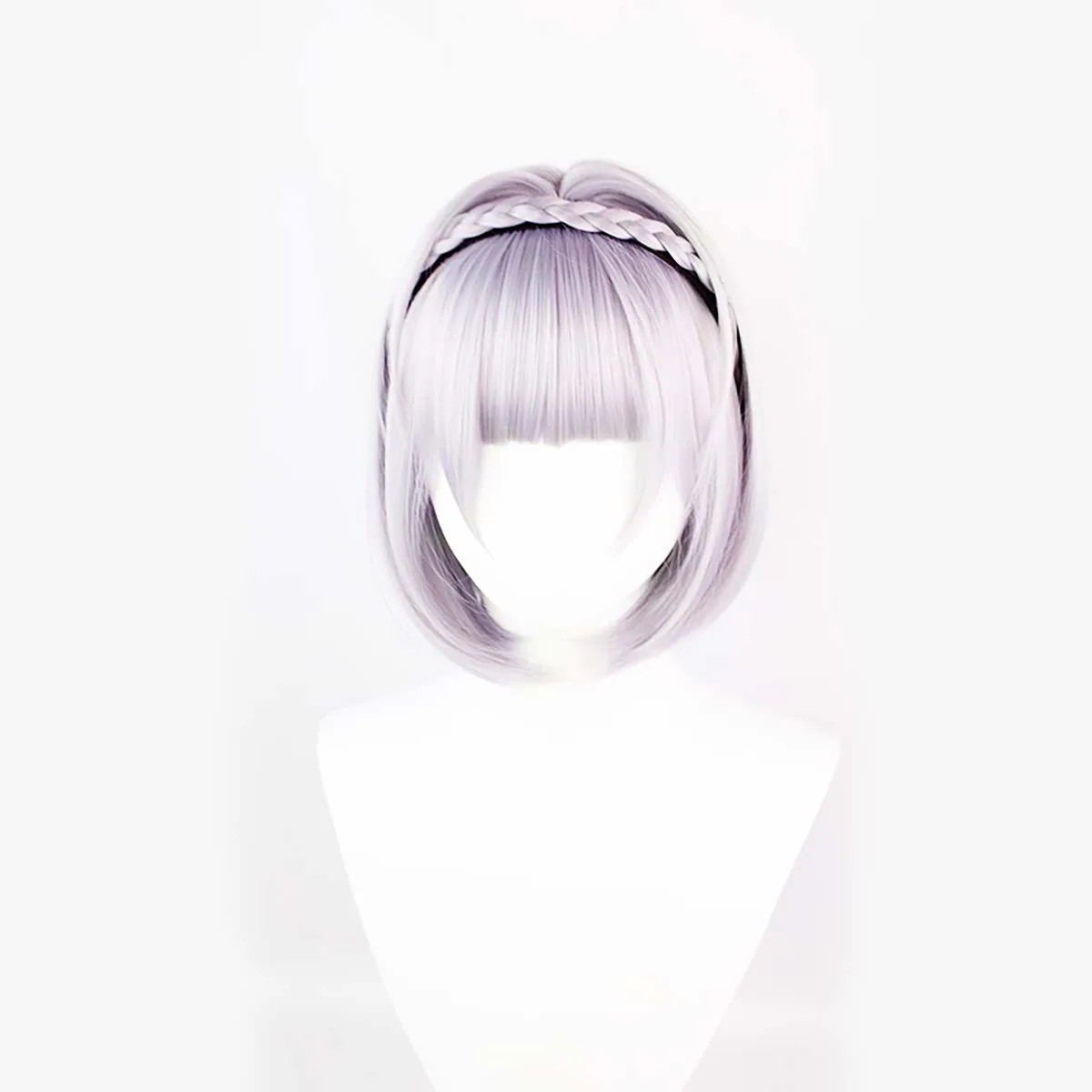 Game Genshin Impact Lavender Noelle short hair Wig for Comic Con