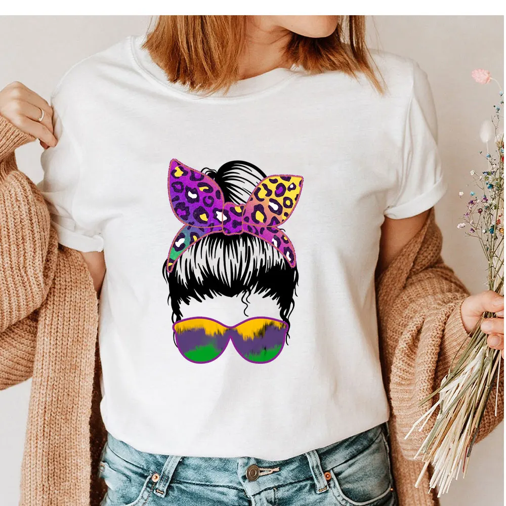Mardi Gras Carnival Iron-On Transfer For Clothing Patches Mardi Gras Party DIY Washable T-Shirts Thermo Sticker Appliques
