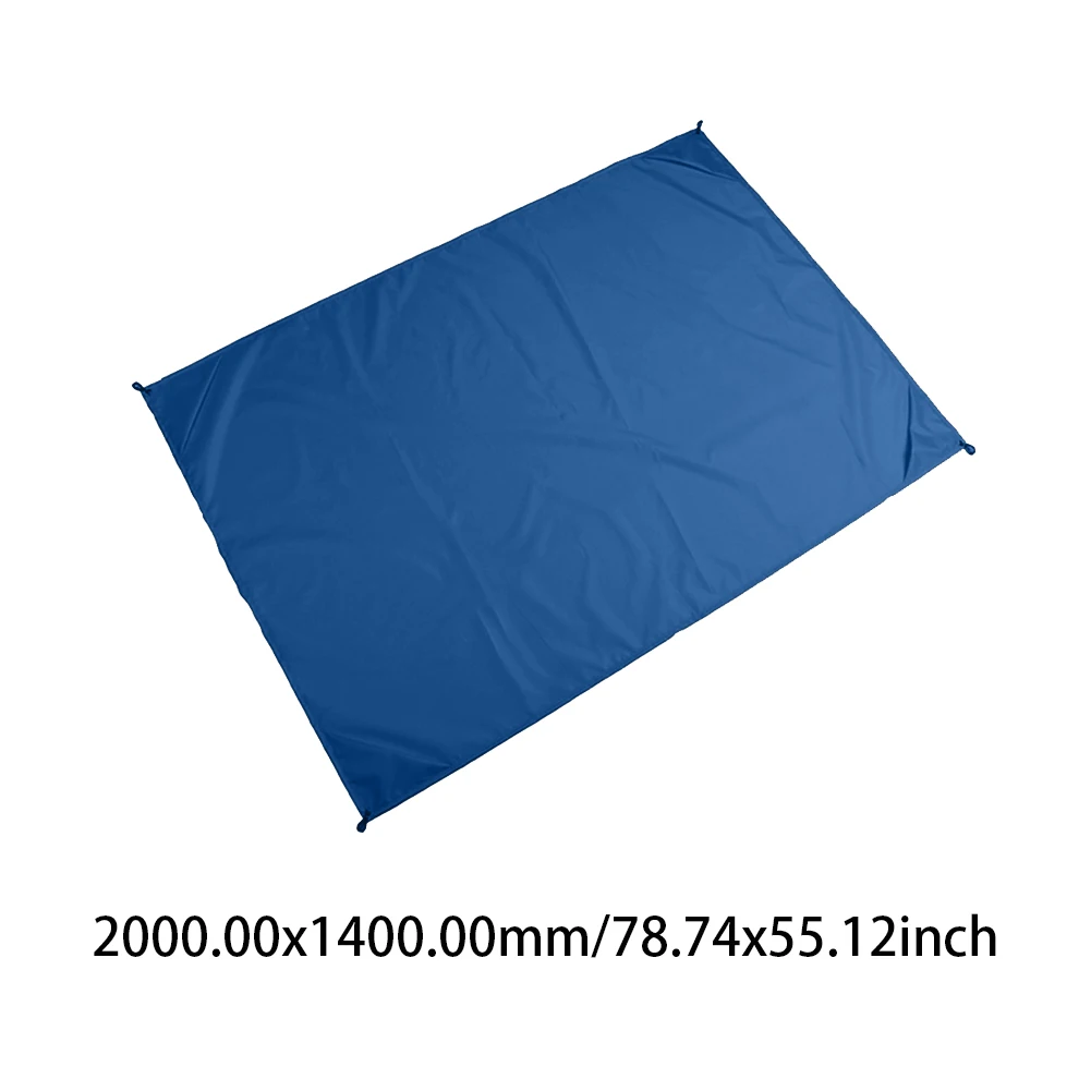 طوي سجادة للرحلات مقاوم للرطوبة مقاوم للماء سجادة للرحلات 1.4x2 متر المحمولة التخييم حصيرة الرمال الحرة شاطئ حصيرة لحديقة الحديقة الشاطئ