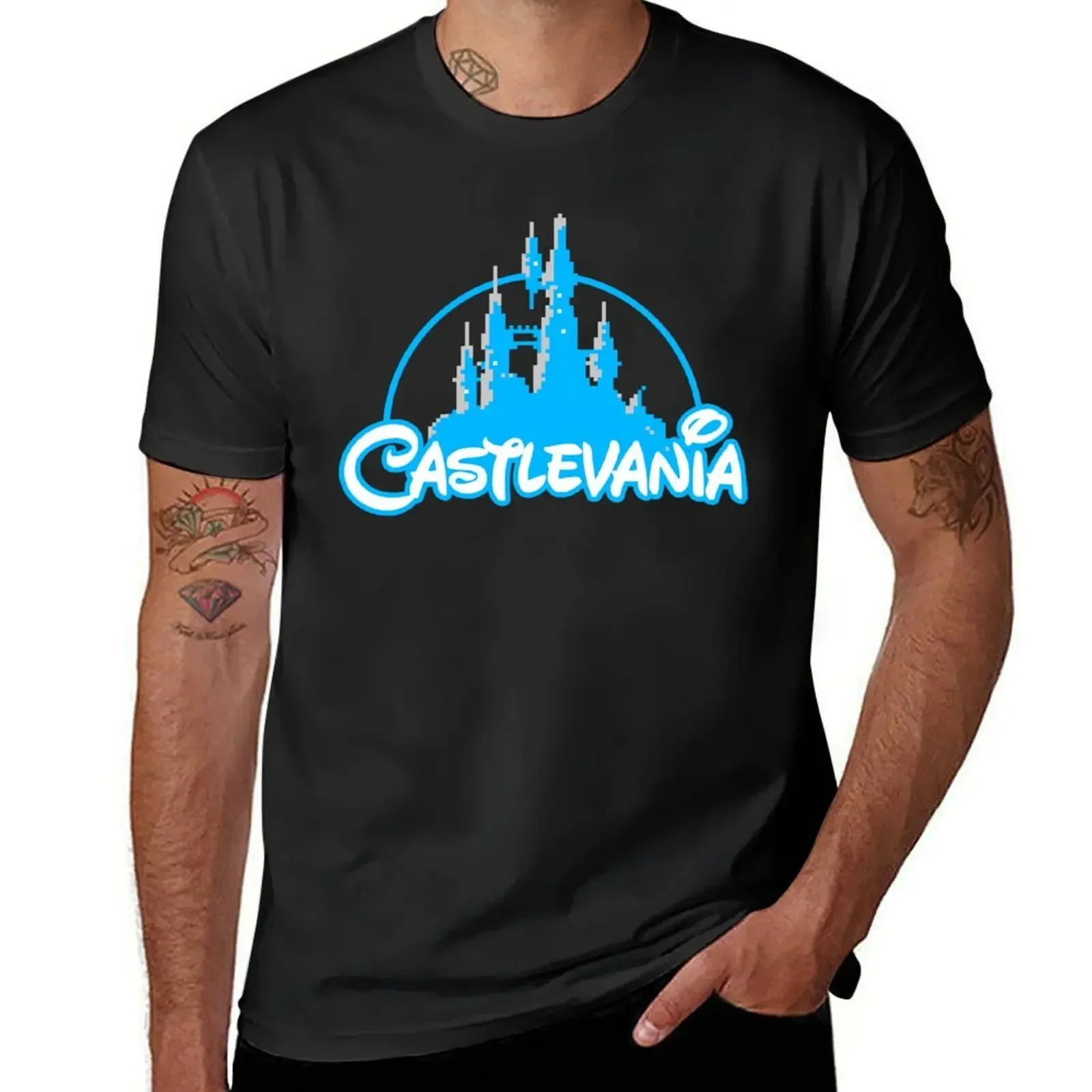 2024 Summer New Men T Shirt Castlevania T-Shirt Customs Design Your Own New Edition Men Clothings Short Sleeves Pure Cotton Tops