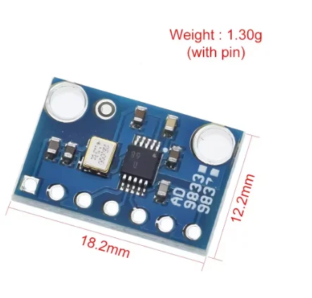 AD9833 GY-9833 DDS Module, Programming Serial Interface Chip Sine Wave Signal Generator Module