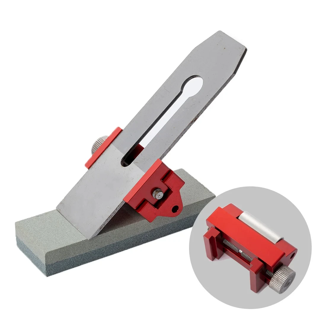 SAKER Honing Guide Edge Sharpening Jig for Chisels 0-2.25inches Planer Blades 0.25-2.5inches Flat Chisel Hand Tools