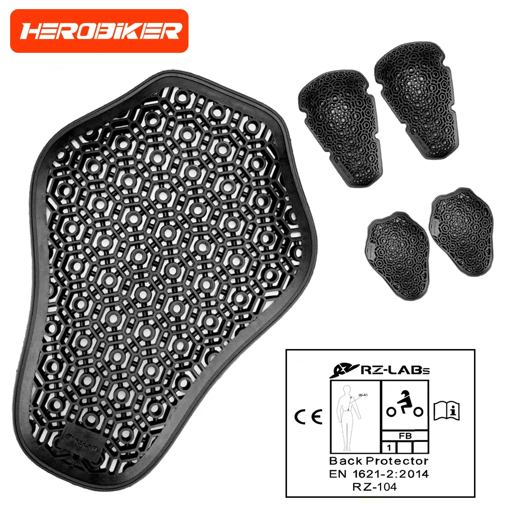 

Мотоциклетные защитные вставки для курток и брюк, сертифицированные CE, уровень защиты 1, для езды по бездорожью