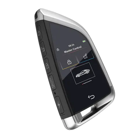BMW 기아 벤츠 포드 도요타용 범용 개조 스마트 LCD 스크린 자동차 키, 키리스 자동 문짝 잠금, 편안한 출입, CF568