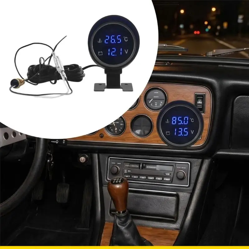 SZCH Universal Car Motorcycle Water Temperature Meter 52MM Diameter With And Mounting