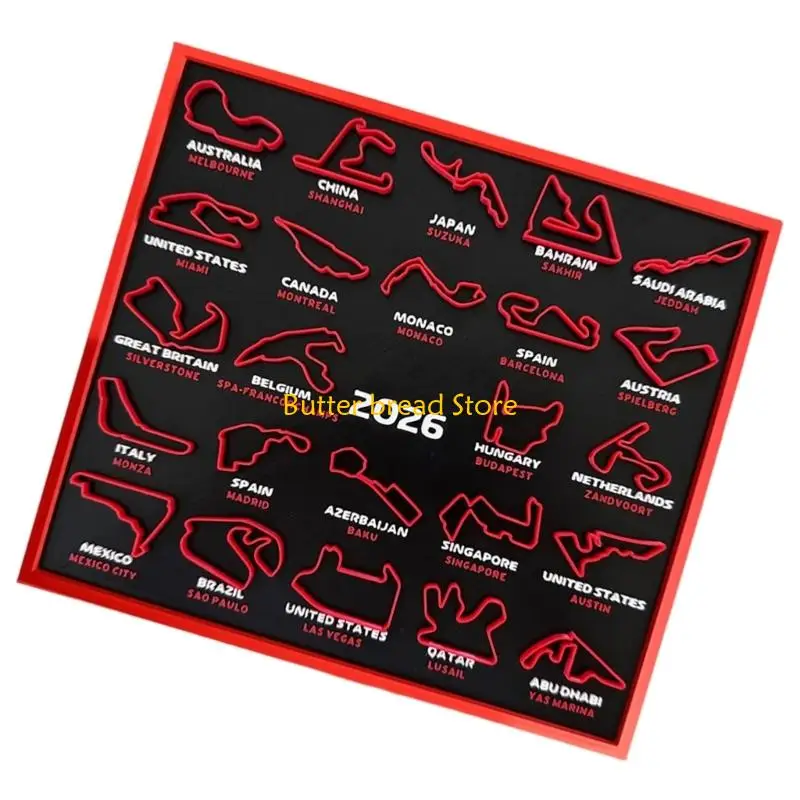 

W89C 3D-печатный пластиковый календарь с подставкой для домашнего настольного украшения стены