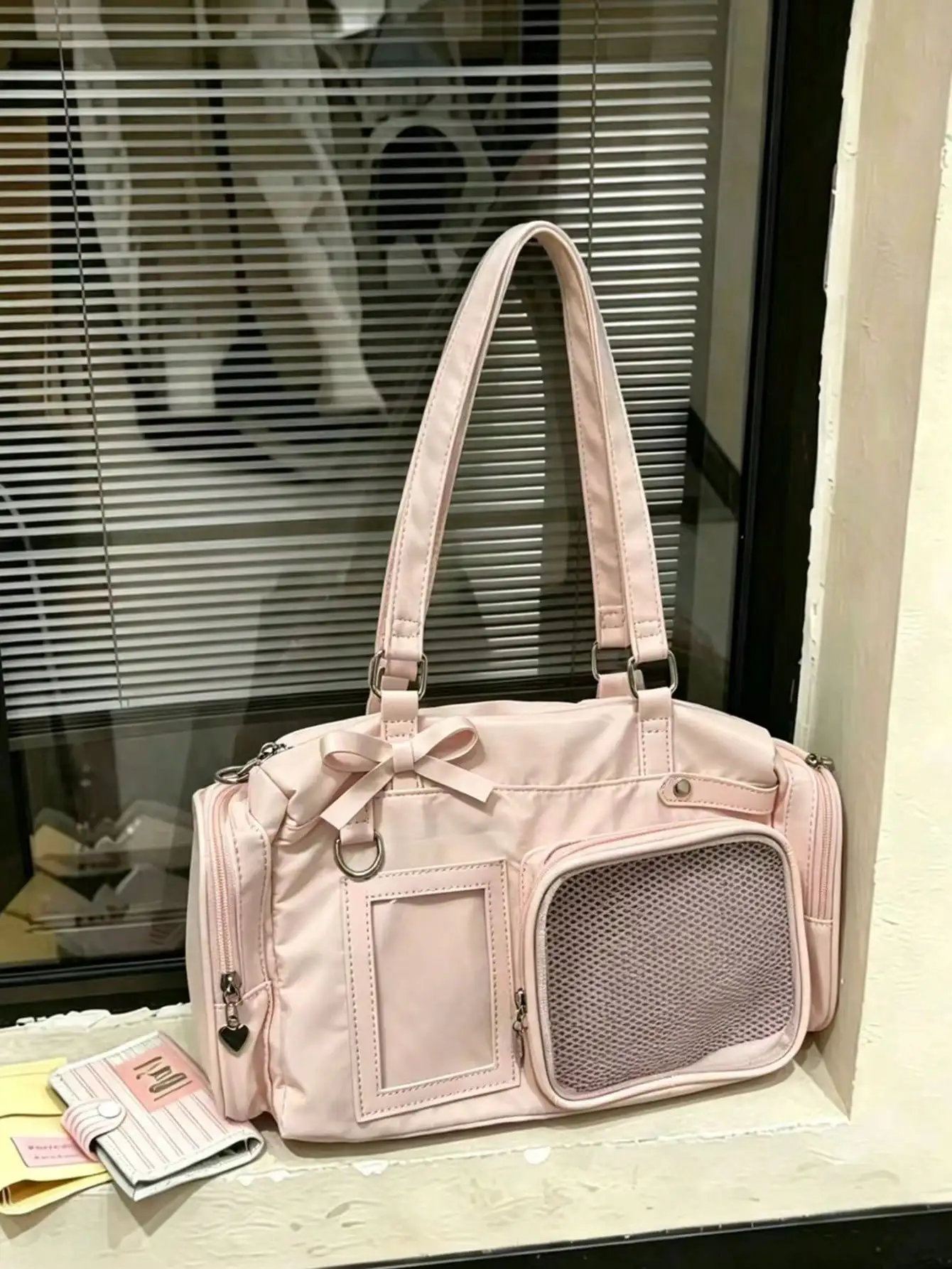 Korean Style Pink Lazy Fashion Pain Bag Simple Cool Underarm Pain Bag Handheld Single Shoulder Tote Large Bag for Women