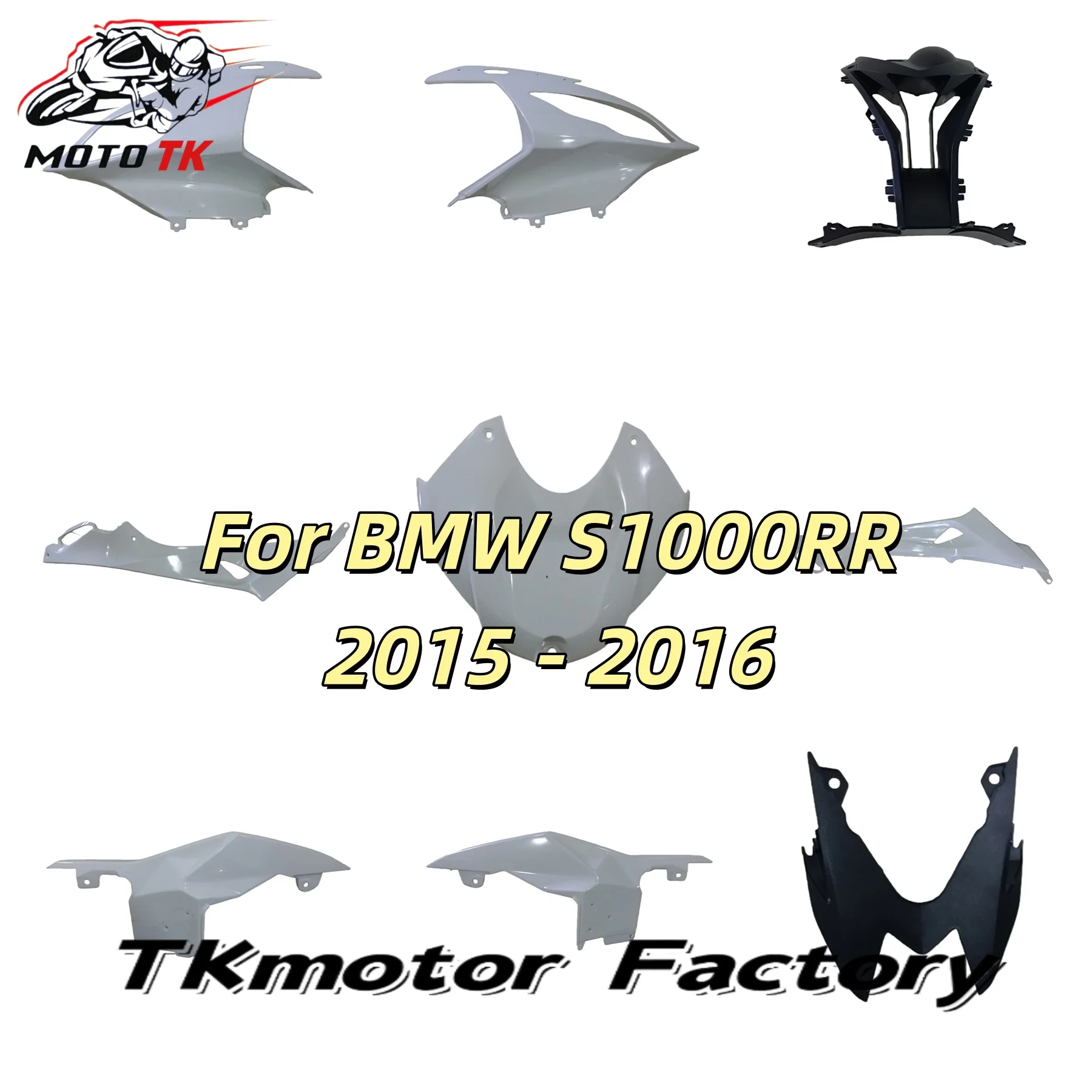 Fender Frame Cover Fuel Tank Side Panel Fairing Kit ABS Injection Molding Motorcycle Accessories For BMW S1000RR 2015 2016 S