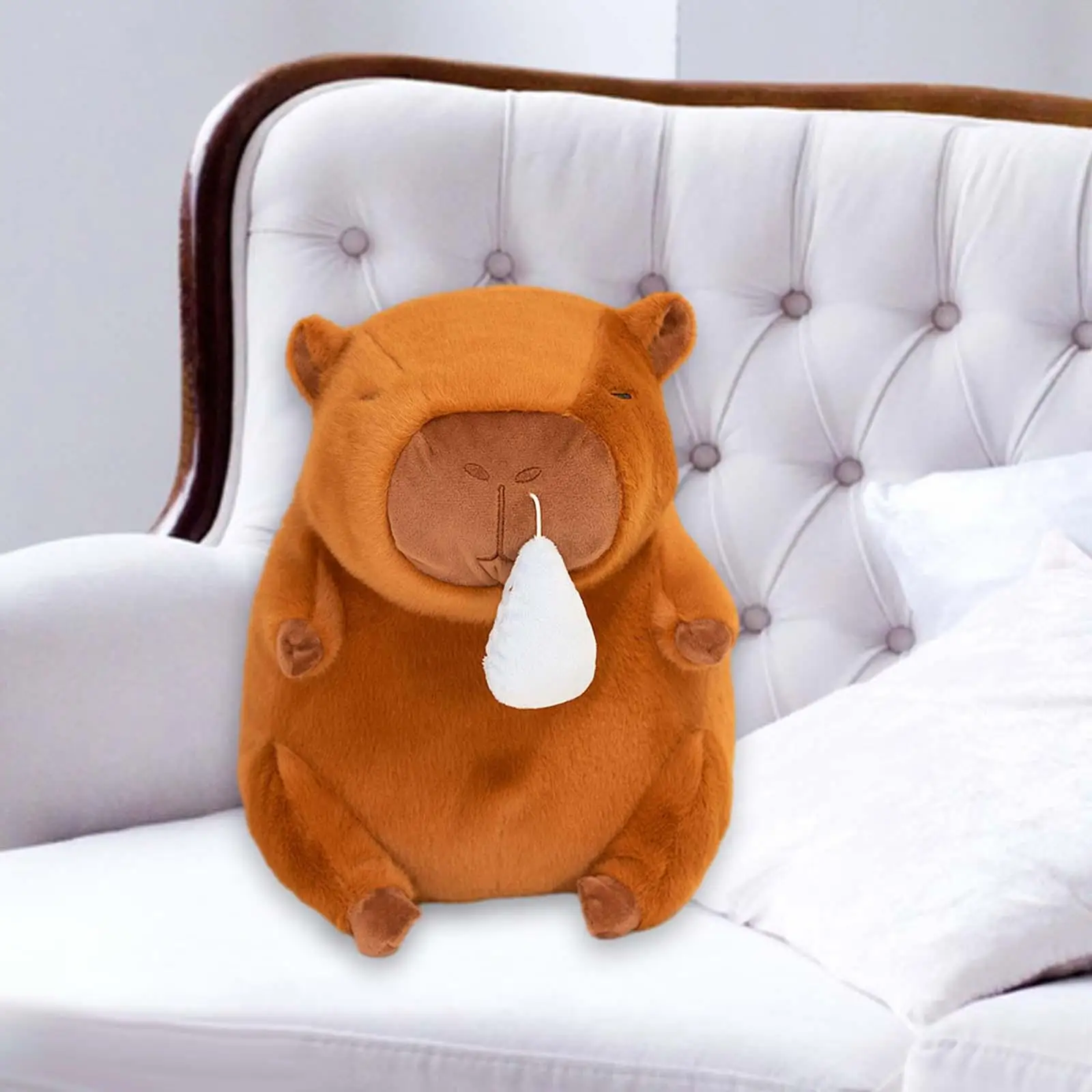 Capybara Toy Animal Doll with Snot Withdrawal Capybara Plush