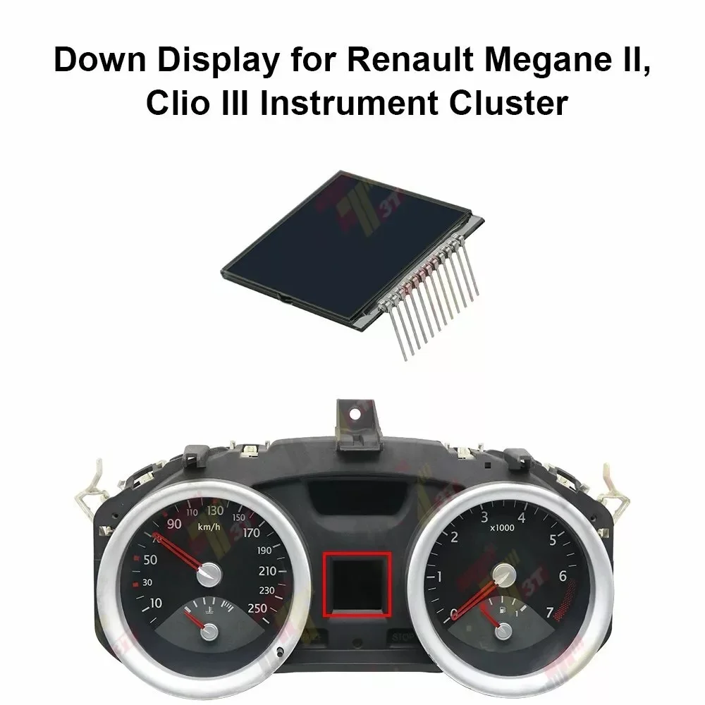 Armaturenbrett-LCD-Display für Renault Megane II, Clio III Instrumentencluster – Detail 4