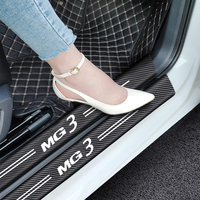 Car Door Sill Protection Sticker for MG 3 MG3 Logo Car Door Sill Protector Plate Rear Trunk Bumper Strips Threshold Stickers Ant