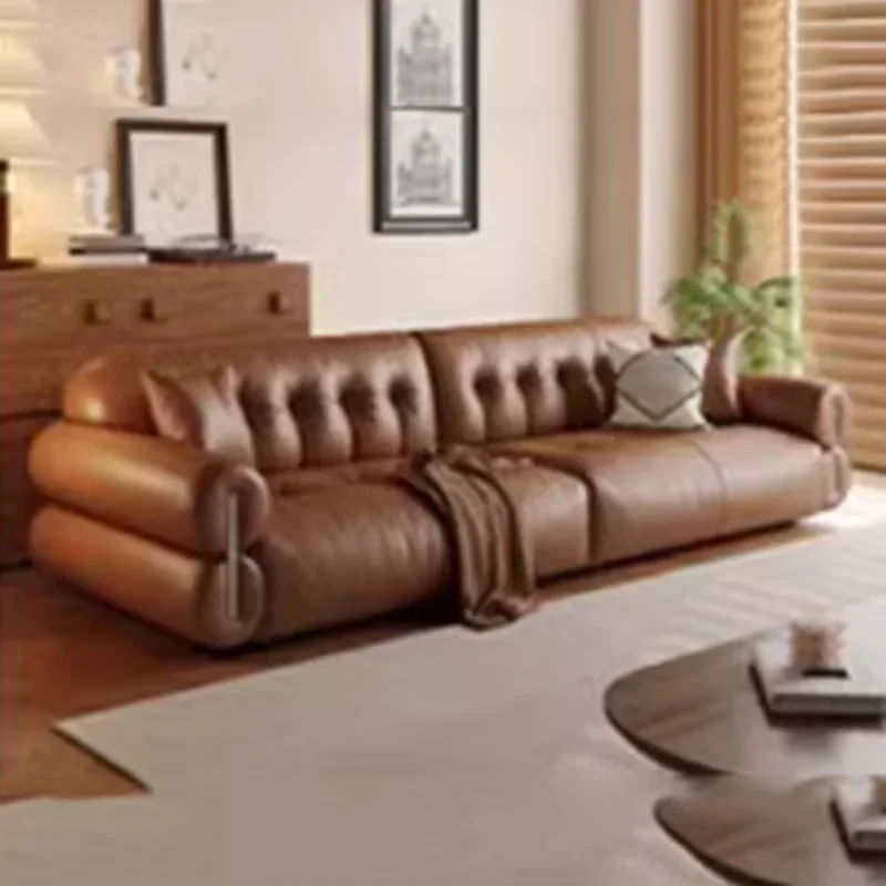 Sofás de Diseño para Sala de Estar, Sillón Reclinable, Sofás Italianos de Diseño Nórdico Vintage, Sillón, Diván Individual, Muebles Modernos