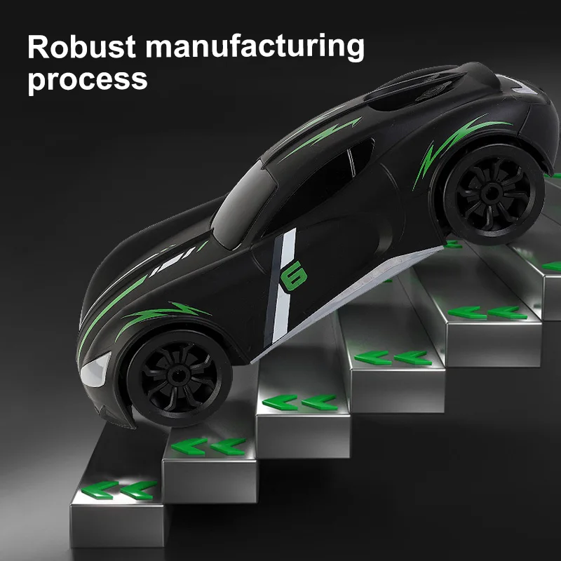 高速リモコンスプレードリフトレーサースポーツカー、クールな音楽と3Dカラフルライト付き - 男の子向けの楽しい電動おもちゃの車