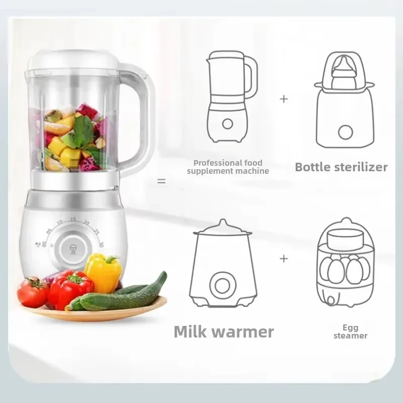 FirmHome StoreEasy To Operate Infant Supplementary Food Machine, Steam Diversion Design, Cooking And Mixing Machine, Environment