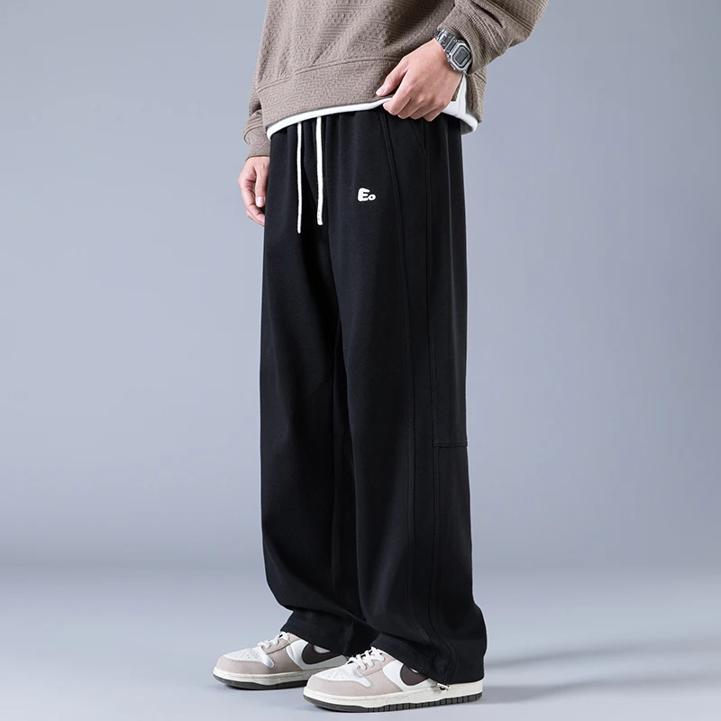 2025 Spring Embroidery Symbols Sports Pants Sweatpants Baggy Joggers Cotton Cotton  Neutral Loose Outdoor Legs Jogger Trousers