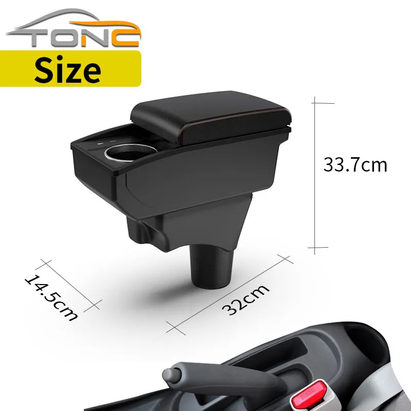 Car Armrest For Nissan March Micra K13 Armrest For Nissan Sunny Storage Box Center Console Arm 2011 2012 2013 2014 2015 2016