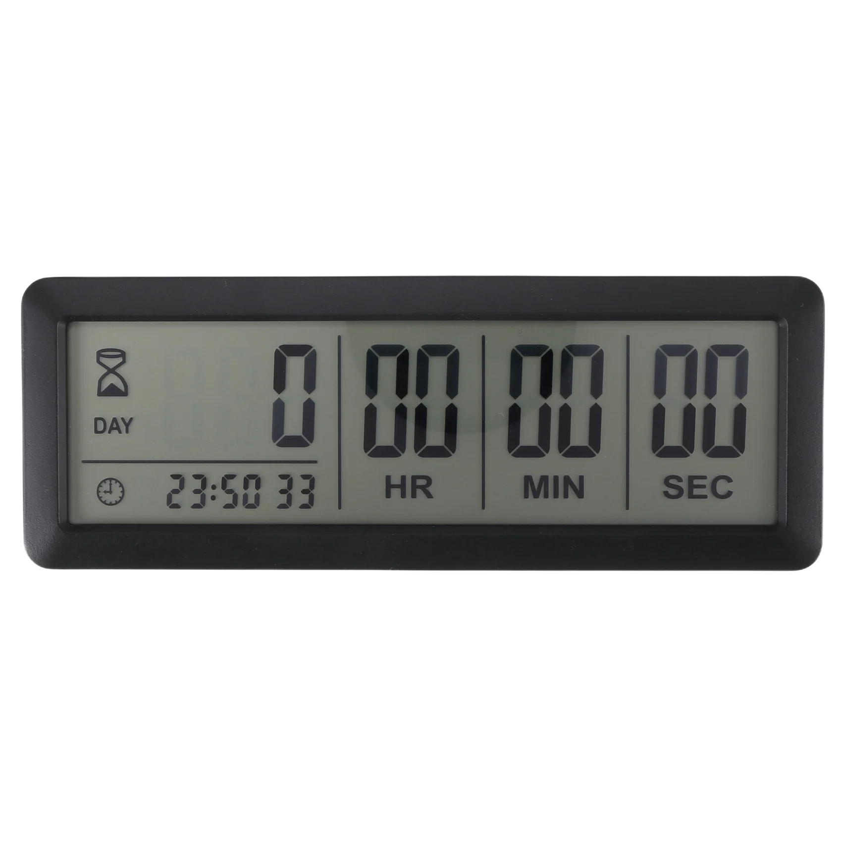 Big Digital Countdown Days Clock - 999 Days Count Down Clock for Graduation Lab Kitchen (Black)