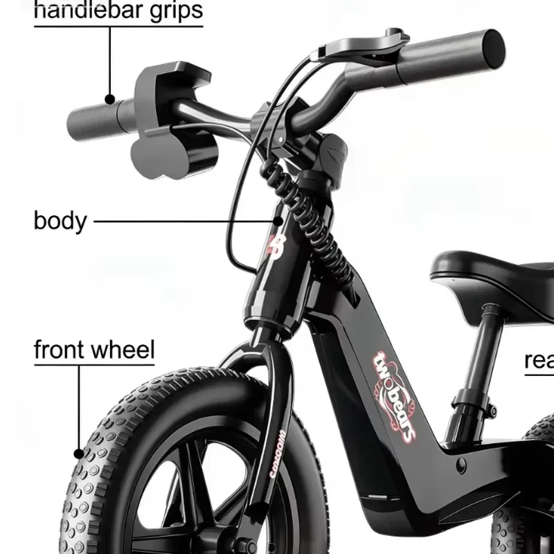 Kids Electric Balance Bike 12 Inch 14 Inch Two Wheel Ride On Car With 24V Battery For Baby Toddler Outdoor Play image 9