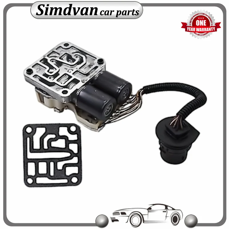 Transmission Solenoid Valve Block with Gasket Shift XS7P-7G391-AA CD4E F6RZ-7G391-A for Ford Yat Mazda