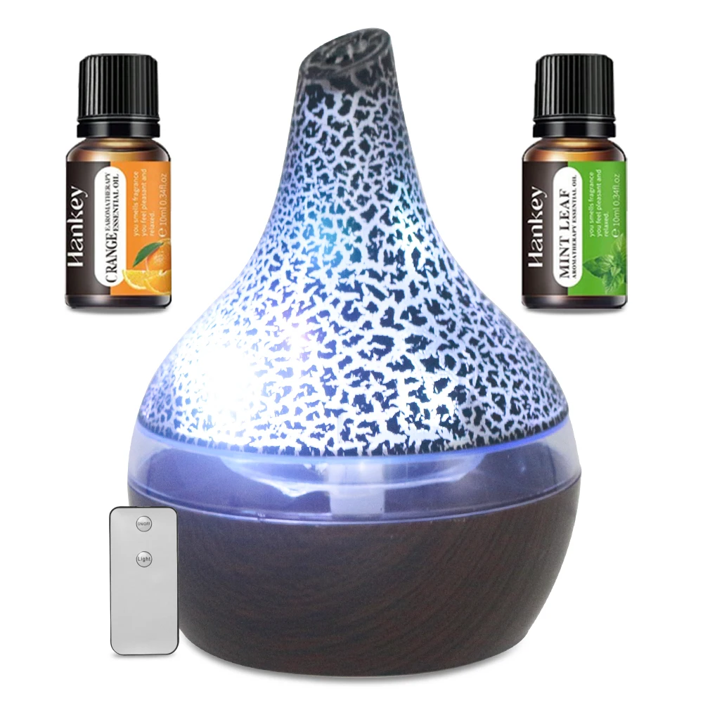 

Portable 300ml USB Essential Oil Diffuser Quiet Operation, 7 LED Colors, Auto Shut-Off for Desk & Travel