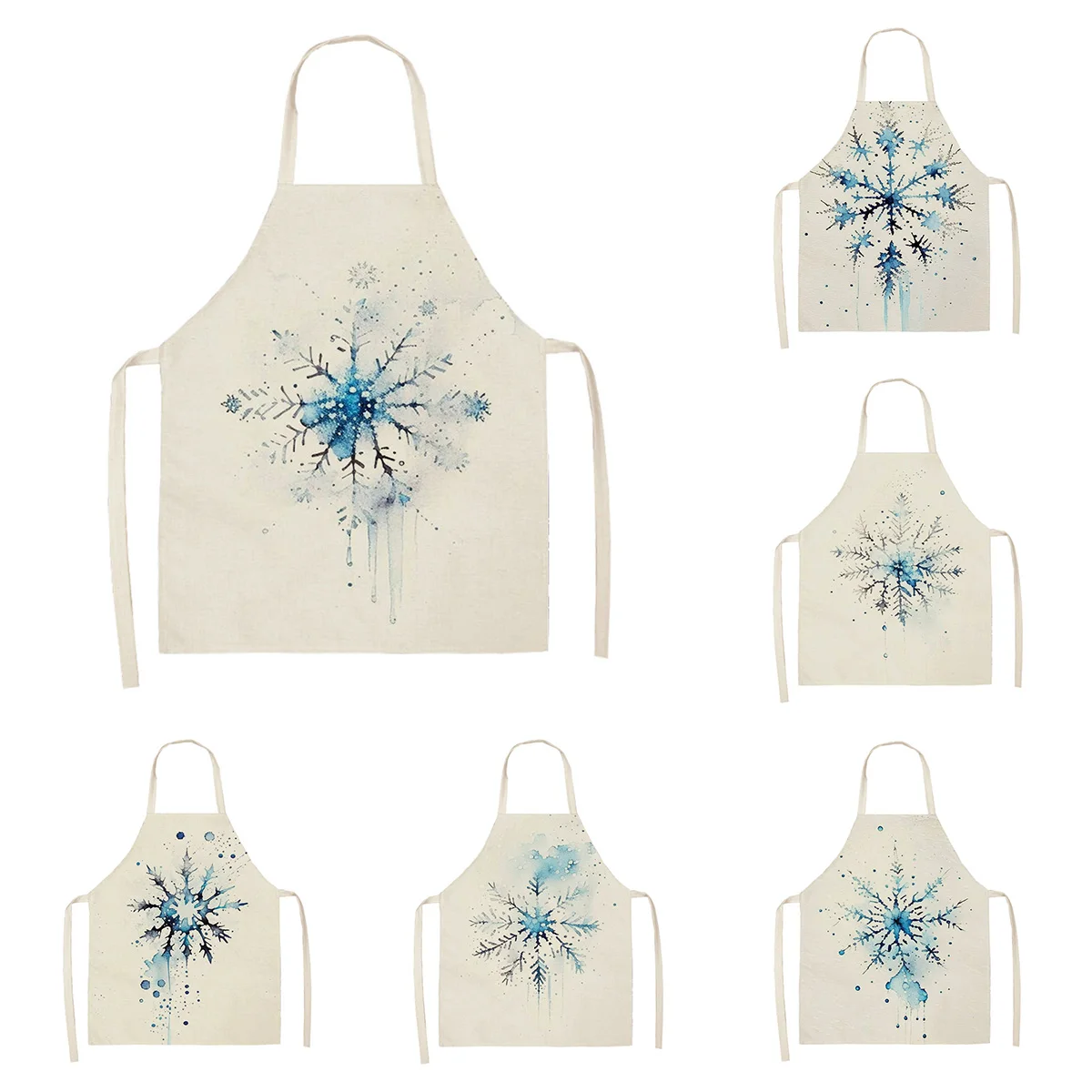 

Кухонный Фартук для женщин, льняной водонепроницаемый, забавный, полурабочий, кофейный, детский, большой размер, на Рождество, зиму