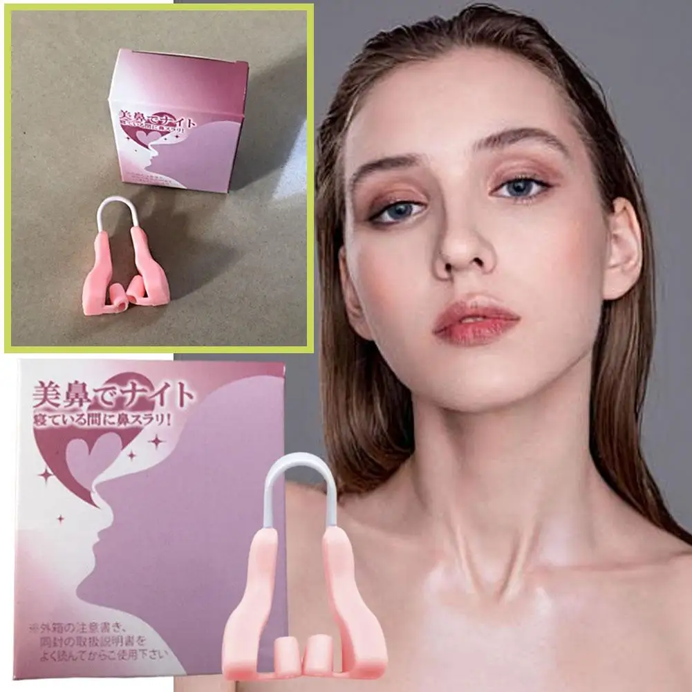 Magic Nose Shaper คลิปจมูกยก Shaper Shaping Slimmer Straightener ซิลิโคนความงามไม่เจ็บสะพานจมูกเจ็บปวดจมูก To O0G7