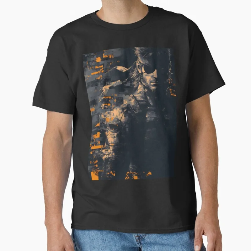 

Metal Gear Solid 1103 Kojima production MGS 7 Vintage Video game Gift T shirt for man Large size Tops Graphic Print Clothes