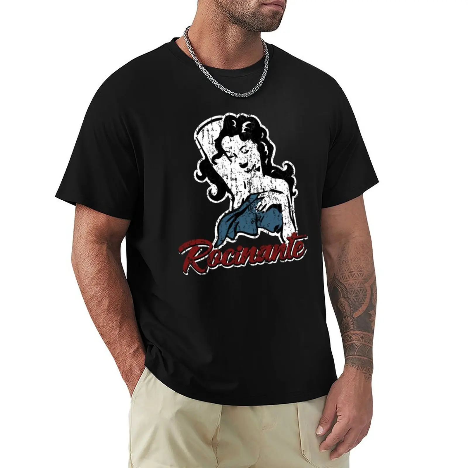 Rocinante crew (front only) T-Shirt Casual Basic Short Sleeve T-Shirt