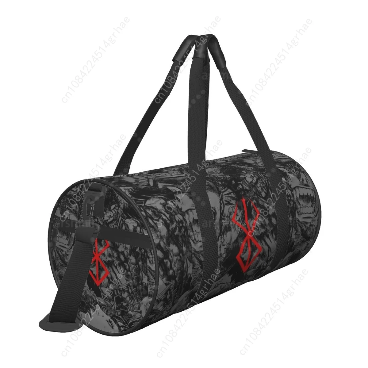 Torba do jogi Anime Berserk, wytrzymały plecak na trening, torebki, okrągłe torby fitness na zewnątrz, torba podróżna typu duffle.