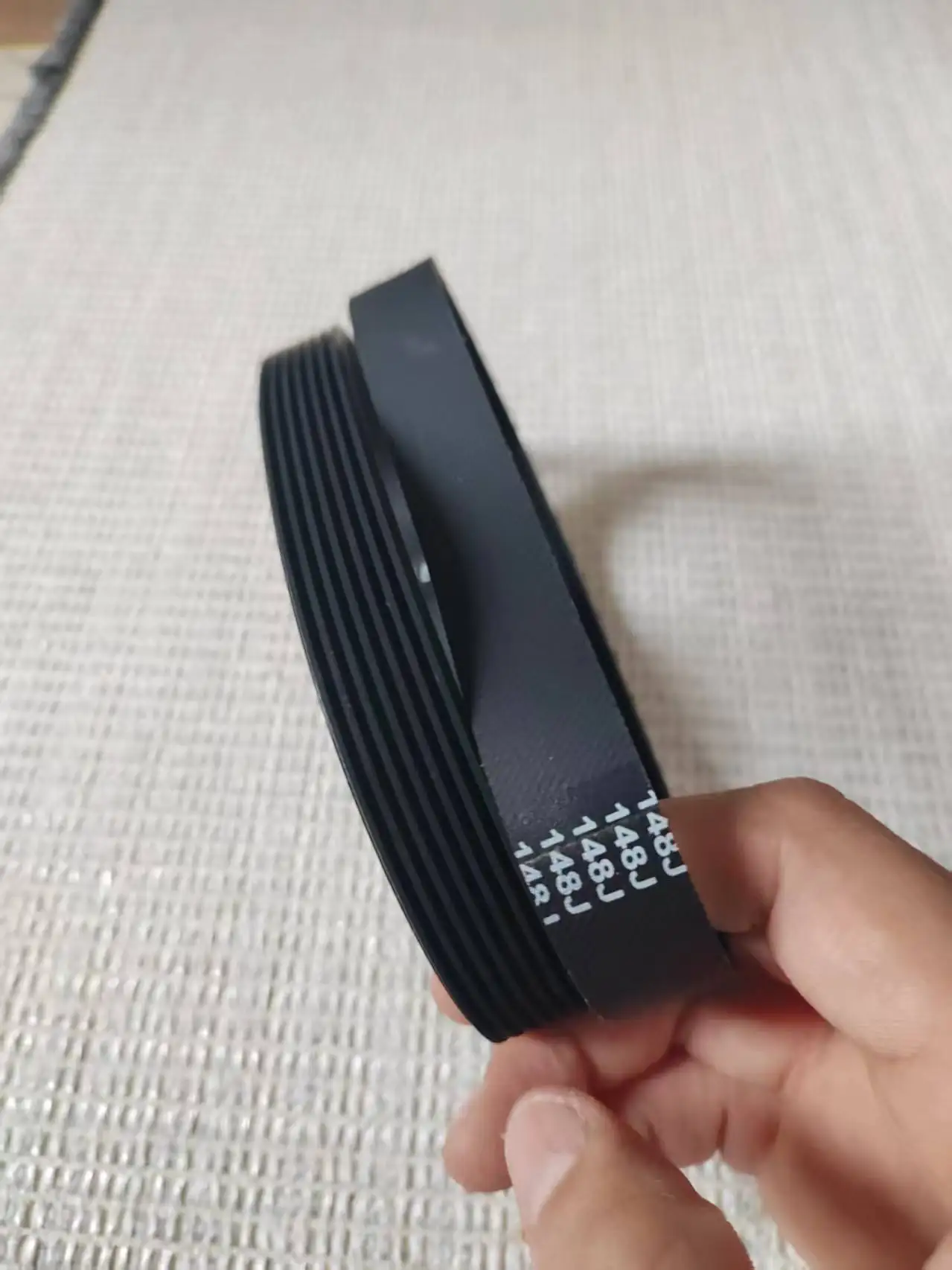 

1PC 148J/PJ375 motor small belt, drive belt 1 2 3 4 5 6 7 8 9ribs 10PJ375ribs